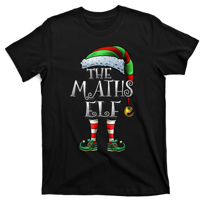 Maths Elf Matching Family Mathmatics Christmas Elf T-Shirt