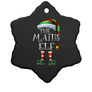 Maths Elf Matching Family Mathmatics Christmas Elf Ceramic Star Ornament