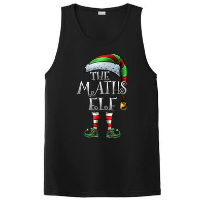 Maths Elf Matching Family Mathmatics Christmas Elf PosiCharge Competitor Tank