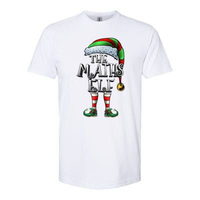 Maths Elf Matching Family Mathmatics Christmas Elf Softstyle CVC T-Shirt