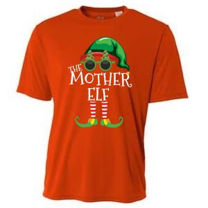 Mother Elf Matching Christmas Group Party Pjs Family Outfits Great Gift Cooling Performance Crew T-Shirt