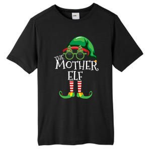 Mother Elf Matching Christmas Group Party Pjs Family Outfits Great Gift Tall Fusion ChromaSoft Performance T-Shirt