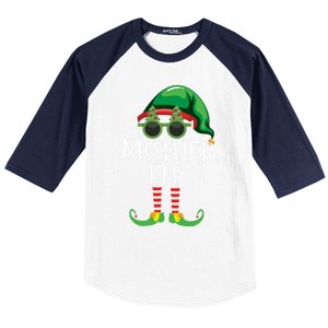 Mother Elf Matching Christmas Group Party Pjs Family Outfits Great Gift Baseball Sleeve Shirt