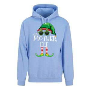 Mother Elf Matching Christmas Group Party Pjs Family Outfits Great Gift Unisex Surf Hoodie