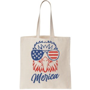 Merica Eagle Mullet 4th of July Wo American Flag USA Tote Bag