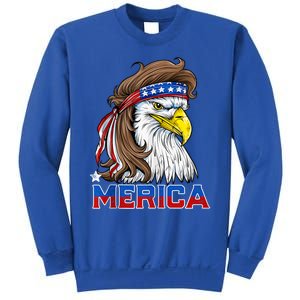 Merica Eagle Mullet 4th Of July Men Women American Flag USA Sweatshirt