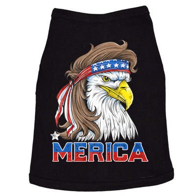 Merica Eagle Mullet 4th Of July American Flag Usa Doggie Tank