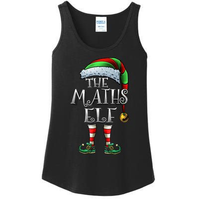 Maths Elf Matching Family Mathmatics Christmas Elf Ladies Essential Tank