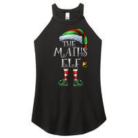 Maths Elf Matching Family Mathmatics Christmas Elf Women's Perfect Tri Rocker Tank