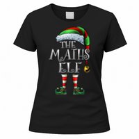 Maths Elf Matching Family Mathmatics Christmas Elf Women's T-Shirt