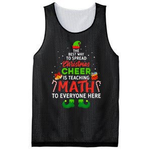 Maths Elf Matching Family Mathmatics Christmas Elf Mesh Reversible Basketball Jersey Tank