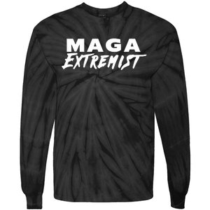 Maga Extremist Tie-Dye Long Sleeve Shirt