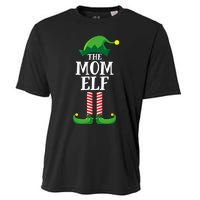 Mom Elf Matching Family Group Christmas Party Cooling Performance Crew T-Shirt