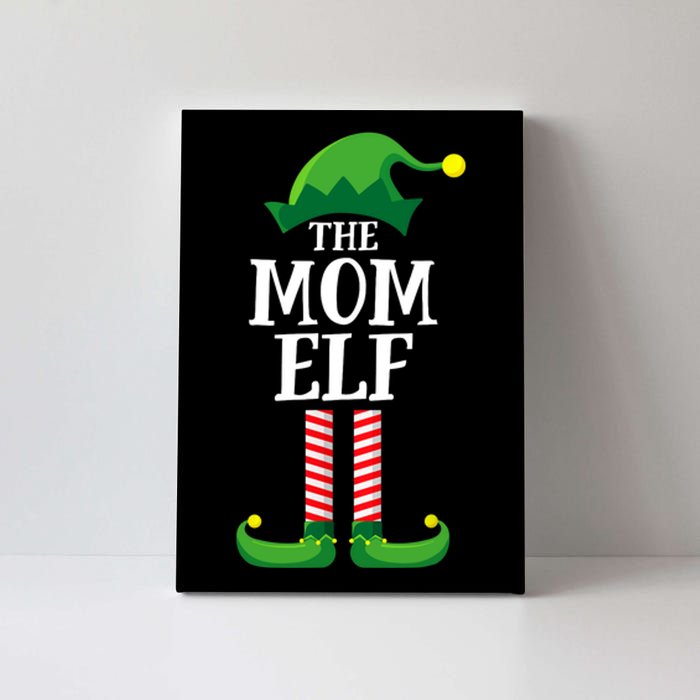 Mom Elf Matching Family Group Christmas Party Canvas