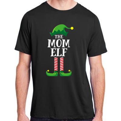 Mom Elf Matching Family Group Christmas Party Adult ChromaSoft Performance T-Shirt