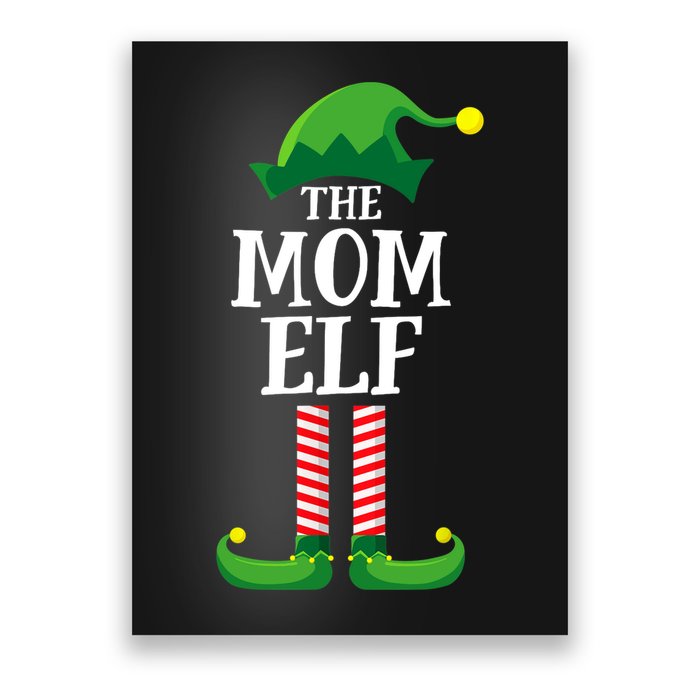 Mom Elf Matching Family Group Christmas Party Poster