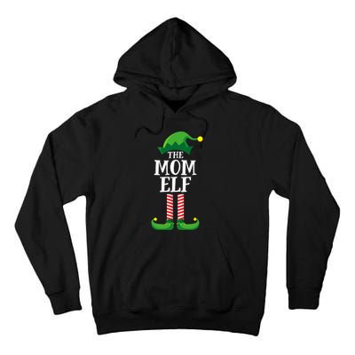 Mom Elf Matching Family Group Christmas Party Tall Hoodie