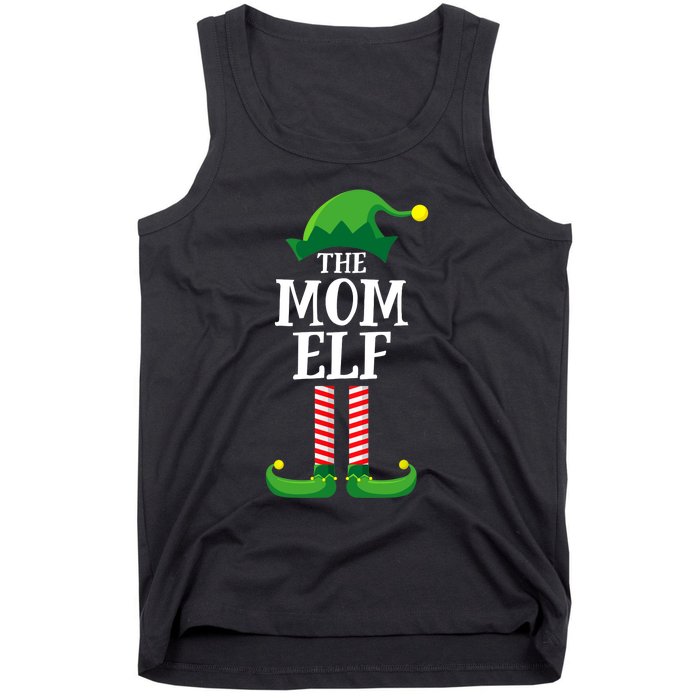 Mom Elf Matching Family Group Christmas Party Tank Top