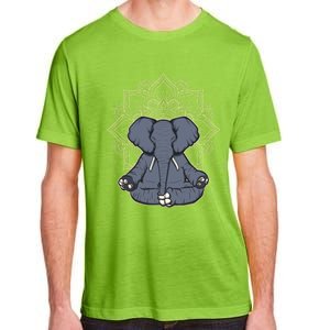 Mandala Elephant Makes Yoga Meditation Chakra Great Gift Adult ChromaSoft Performance T-Shirt