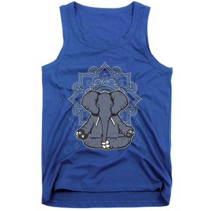 Mandala Elephant Makes Yoga Meditation Chakra Great Gift Tank Top