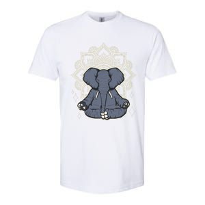 Mandala Elephant Makes Yoga Meditation Chakra Great Gift Softstyle CVC T-Shirt