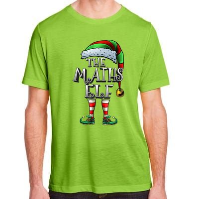 Maths Elf Matching Family Mathmatics Christmas Elf Adult ChromaSoft Performance T-Shirt