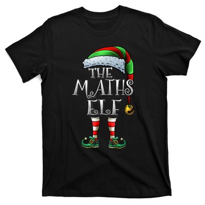 Maths Elf Matching Family Mathmatics Christmas Elf T-Shirt