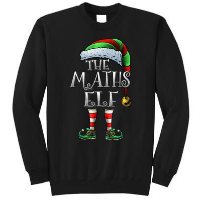 Maths Elf Matching Family Mathmatics Christmas Elf Tall Sweatshirt