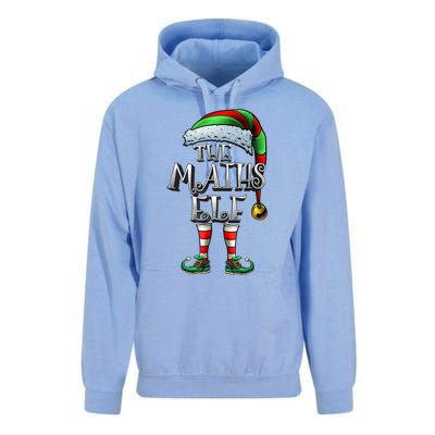 Maths Elf Matching Family Mathmatics Christmas Elf Unisex Surf Hoodie