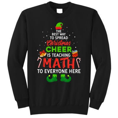 Maths Elf Matching Family Mathmatics Christmas Elf Sweatshirt