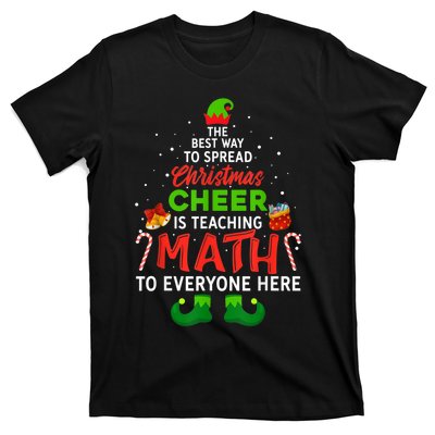 Maths Elf Matching Family Mathmatics Christmas Elf T-Shirt