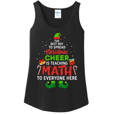 Maths Elf Matching Family Mathmatics Christmas Elf Ladies Essential Tank