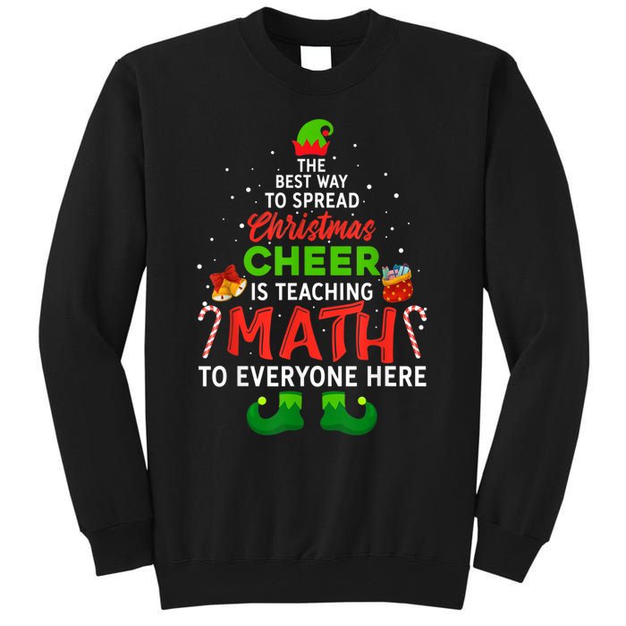 Maths Elf Matching Family Mathmatics Christmas Elf Tall Sweatshirt