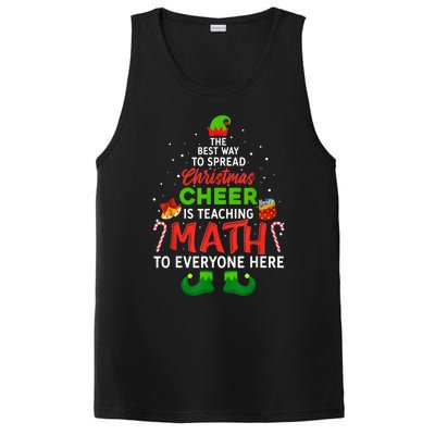 Maths Elf Matching Family Mathmatics Christmas Elf PosiCharge Competitor Tank