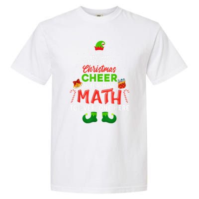 Maths Elf Matching Family Mathmatics Christmas Elf Garment-Dyed Heavyweight T-Shirt