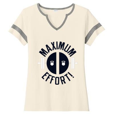 Maximum Effort Ladies Halftime Notch Neck Tee