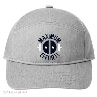 Maximum Effort 7-Panel Snapback Hat