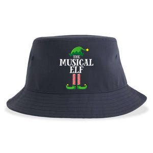 Musical Elf Matching Family Group Christmas Party Sustainable Bucket Hat