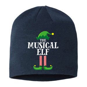 Musical Elf Matching Family Group Christmas Party Sustainable Beanie