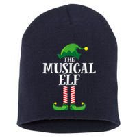 Musical Elf Matching Family Group Christmas Party Short Acrylic Beanie