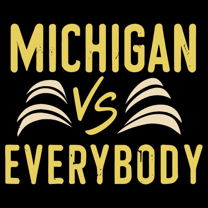 Michigan Everybody Michigan Vs Versus Against Everyone 16 in Basic Backpack