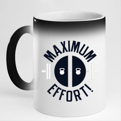 Maximum Effort 11oz Black Color Changing Mug