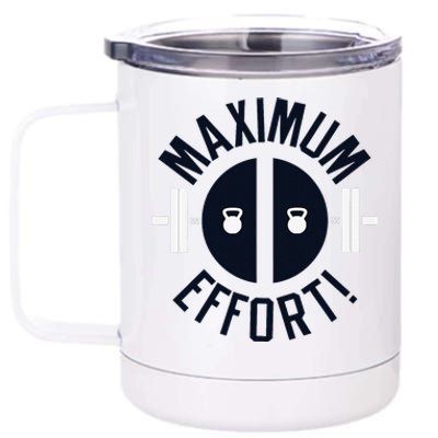 Maximum Effort 12 oz Stainless Steel Tumbler Cup