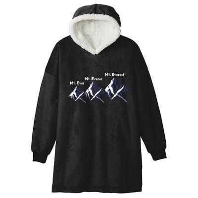 Mt Ever Mt Everer Mt Everest Dad Jokes Periodically Gift Hooded Wearable Blanket