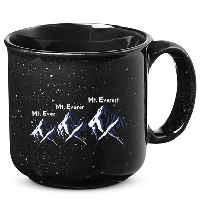 Mt Ever Mt Everer Mt Everest Dad Jokes Periodically Gift 15oz Campfire Ceramic Mug