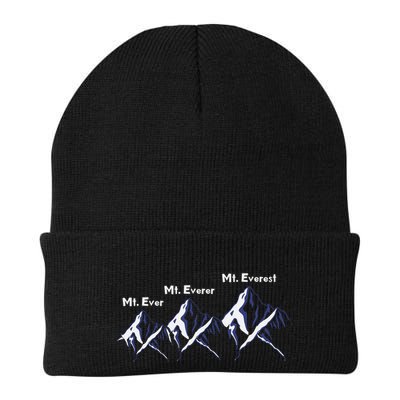 Mt Ever Mt Everer Mt Everest Dad Jokes Periodically Gift Beanie