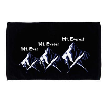 Mt Ever Mt Everer Mt Everest Dad Jokes Periodically Gift Microfiber Hand Towel