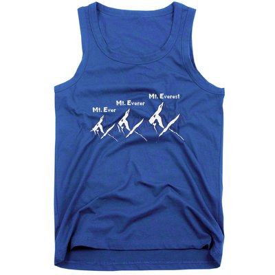 Mt Ever Mt Everer Mt Everest Dad Jokes Periodically Gift Tank Top