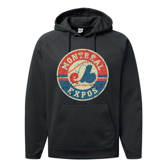 Montreal Expos Performance Fleece Hoodie