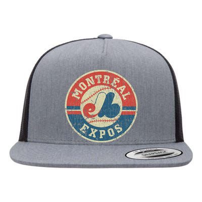 Montreal Expos Flat Bill Trucker Hat